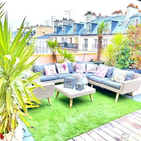 Luxury Flat With Private Rooftop - Paris 18 Esterno foto